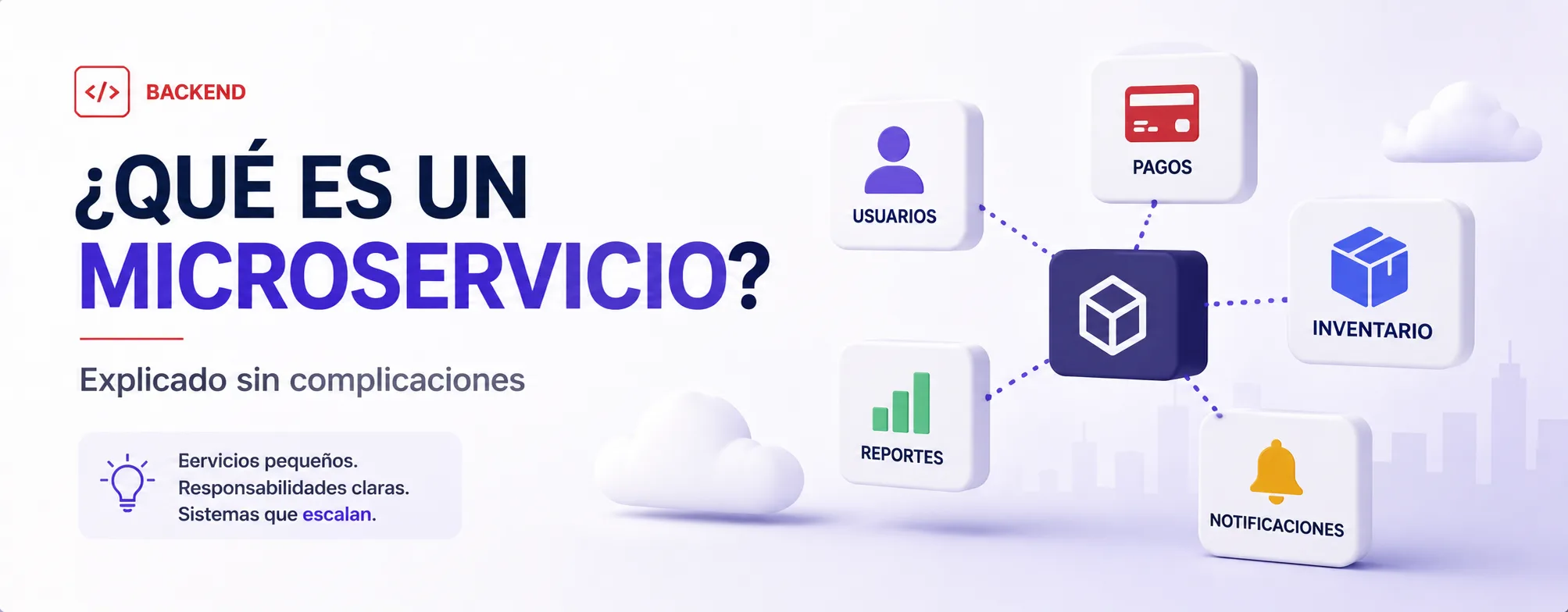 ¿Qué es un microservicio explicado sin complicaciones?