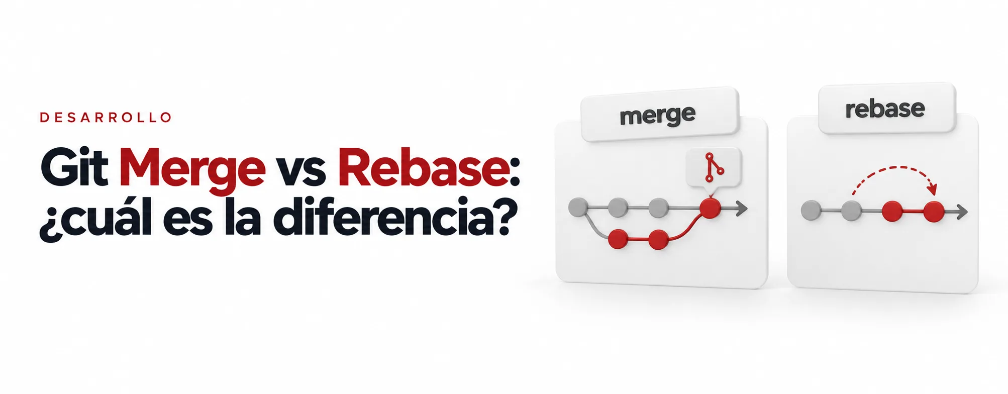 Git merge vs rebase: hacen algo parecido, pero pueden cambiar por completo el historial de tu proyecto