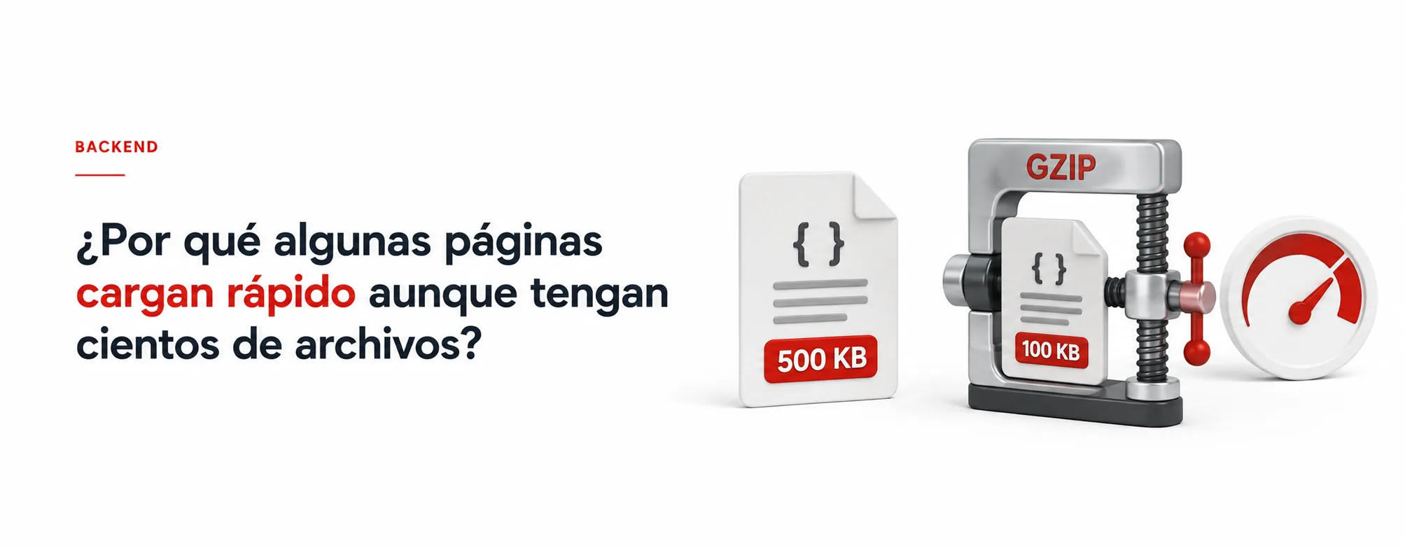 ¿Por qué algunas páginas cargan rápido aunque tengan cientos de archivos y mucho contenido?